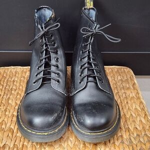 MARKE NIIH Bouncing Soles Womens Boots Shoes Size 9 Black Leather LaceUP